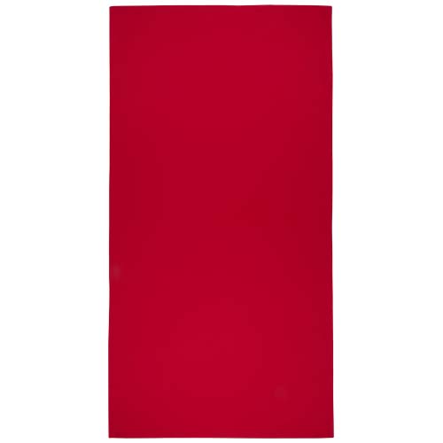 Lucas RPET Sporthandtuch 70 × 140 cm, rot