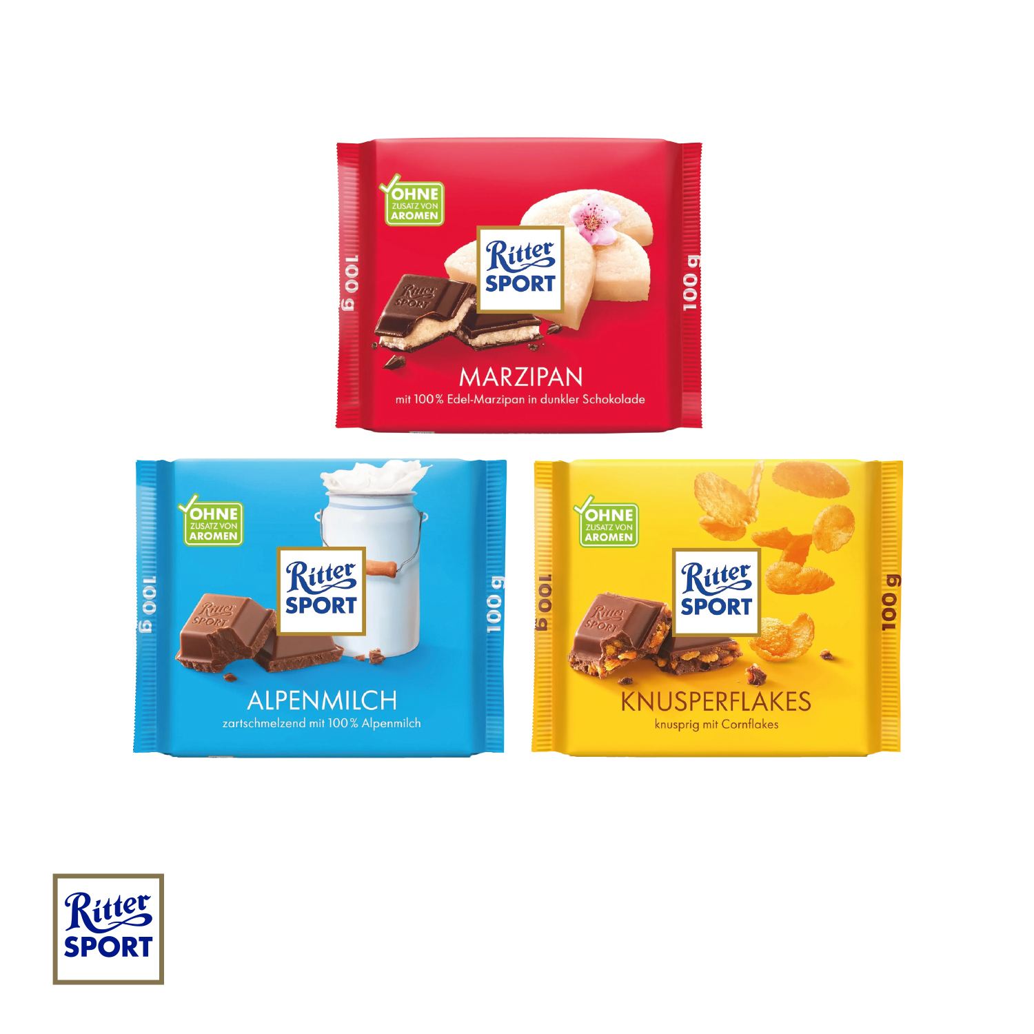 Schokotafel Ritter SPORT "Osterhase"