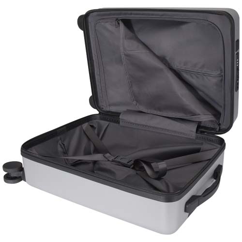 Rover Pro 20" Kabinentrolley aus recyceltem GRS-Material 40 L, silber