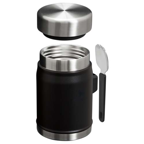 Stanley 400ml Legendary Food Jar Lunchpot mit Göffel, mattschwarz