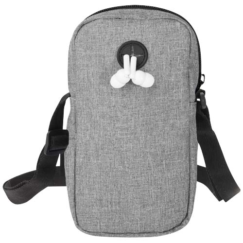 Ross Handytasche aus recyceltem GRS-Material, heather grau