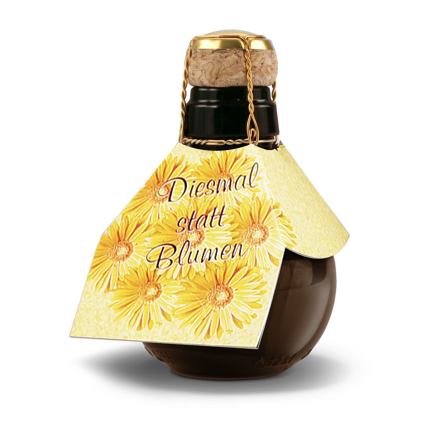 Kleinste Sektflasche der Welt Diesmal statt Blumen, 125 ml