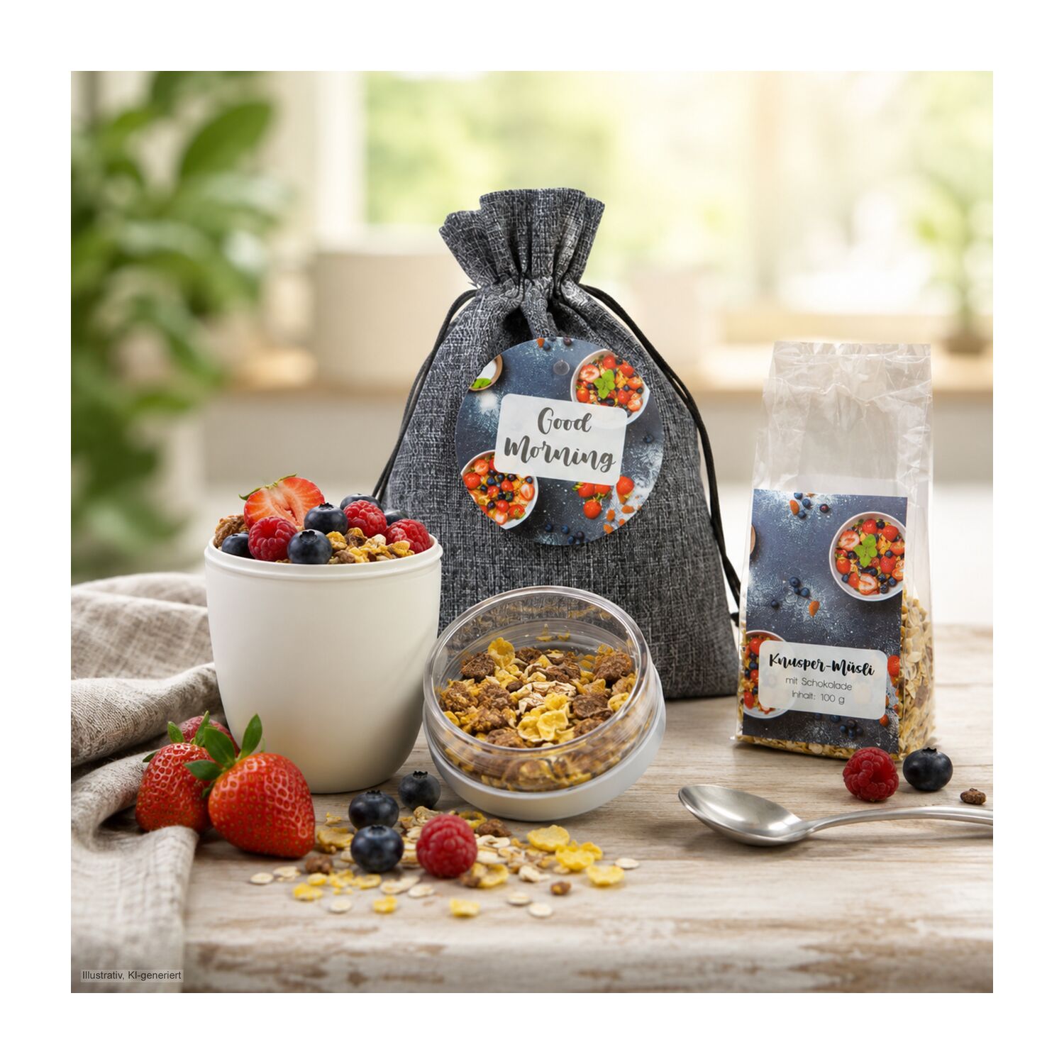 Geschenkset / Präsenteset: Müsli-Set