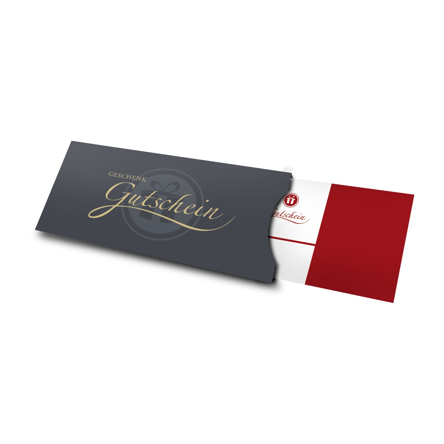 Geschenkgutschein Rot in Holzkiste, 10 € für Präsent-, Lifestyle- und Wellnessartikel