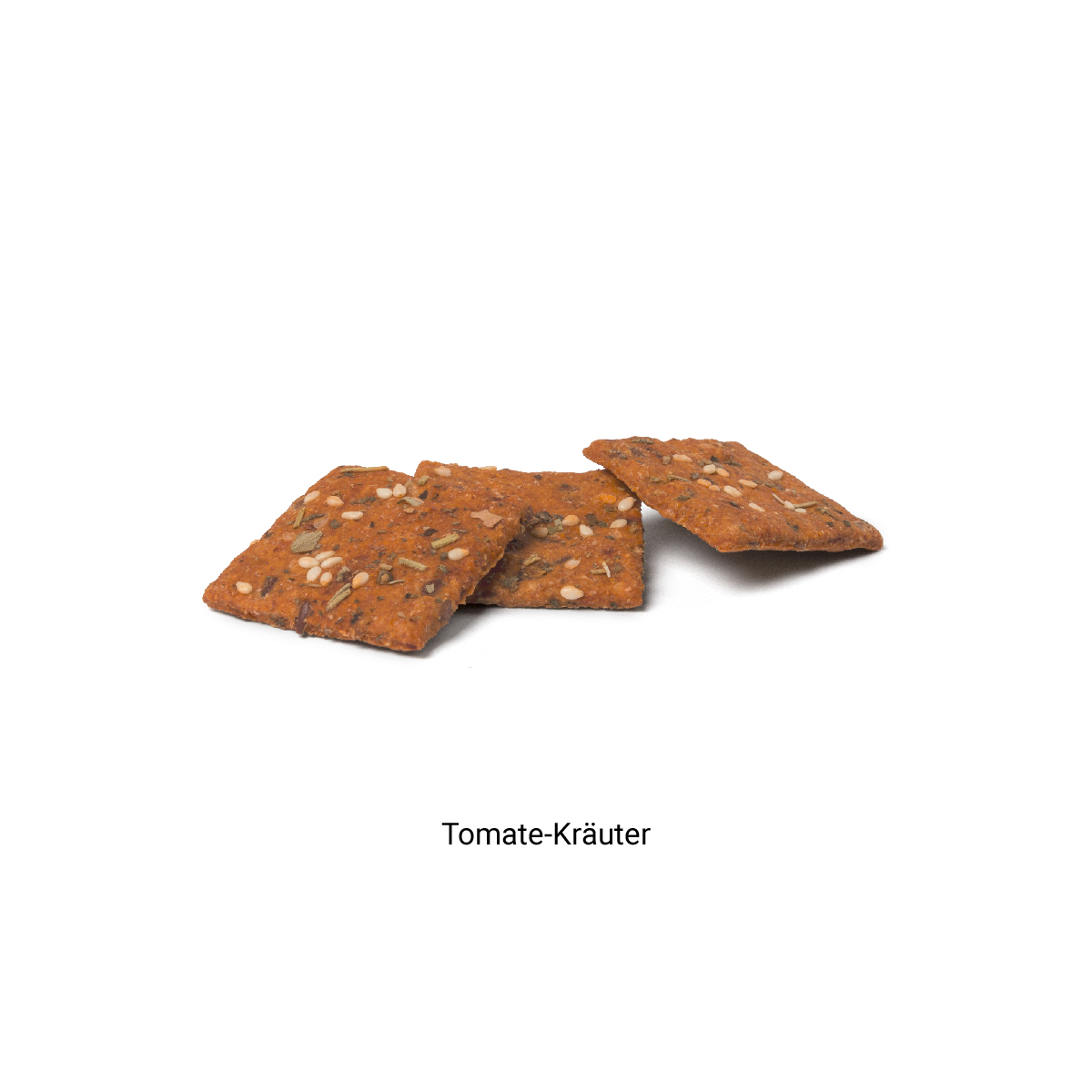 Vollkorn Snack im Werbetütchen | 11 g | Tomate-Kräuter | Standard-Folie weiß | 4c Euroskala