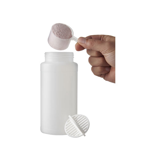 Baseline Plus 500 ml Shakerflasche, orange, klar mattiert