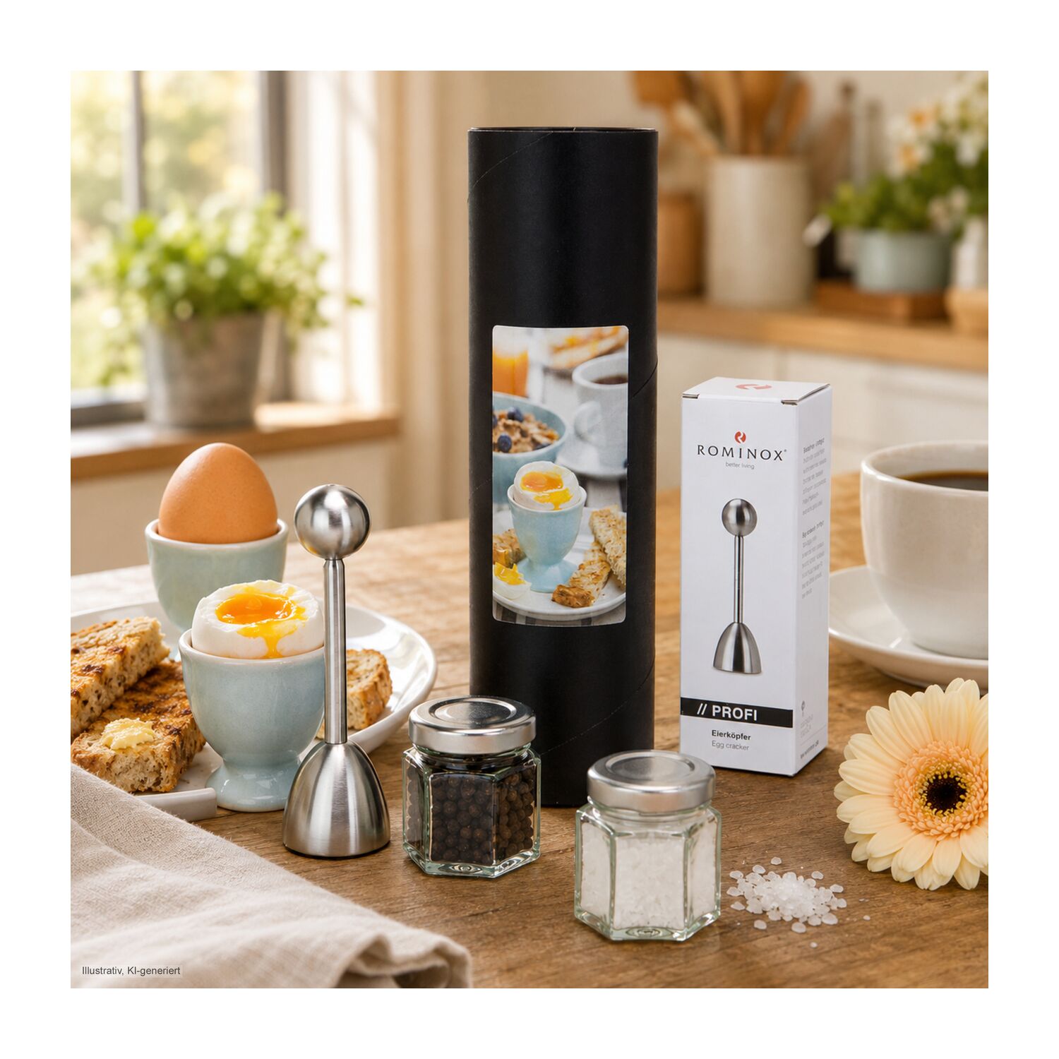 Geschenkset / Präsenteset: Der Profi-Eierköpfer