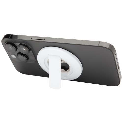 Ain Magnetische Smartphonehalterung  aus recyceltem Kunststoff mit Flaschenöffner, weiss
