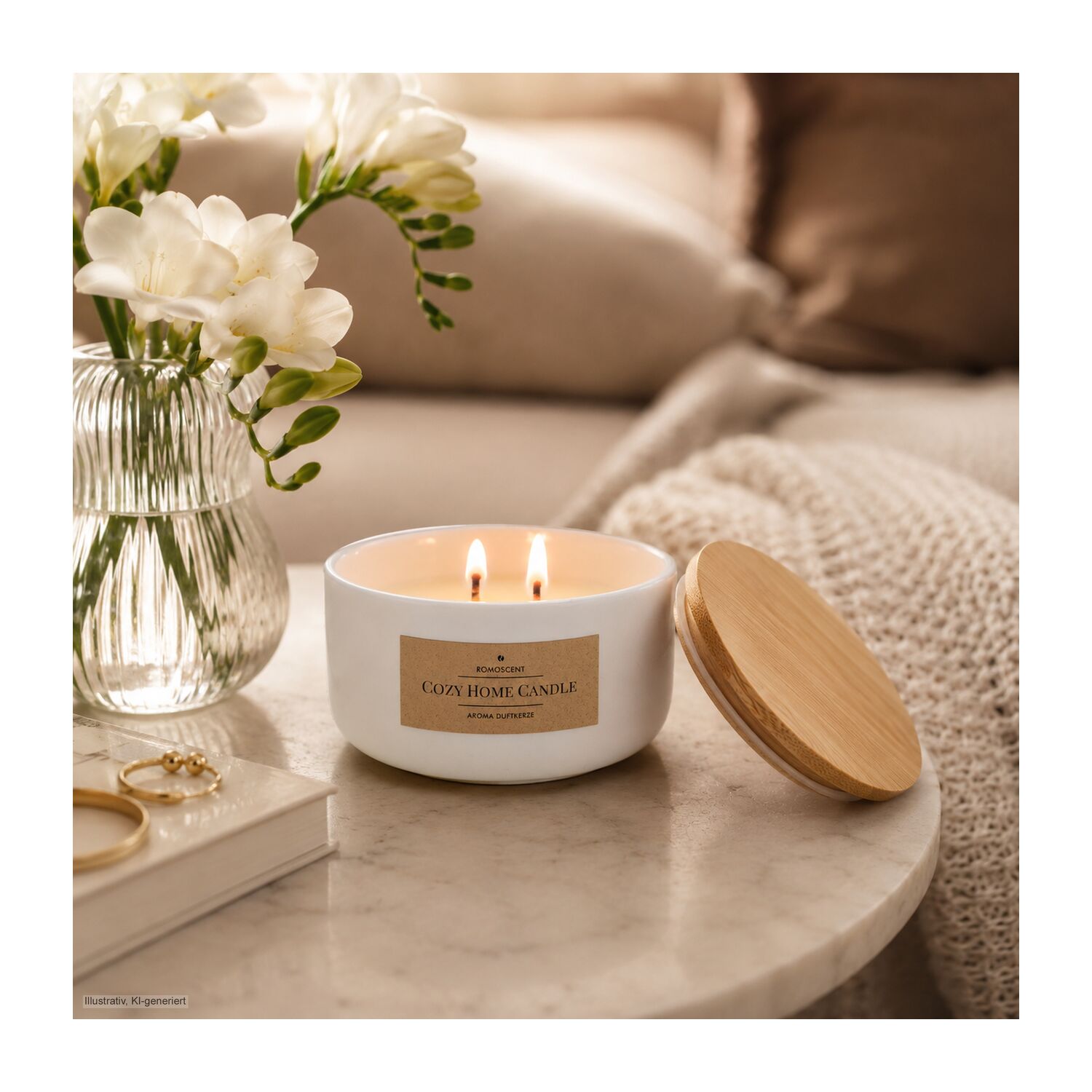 ROMOSCENT® Aromakerze Cozy Home