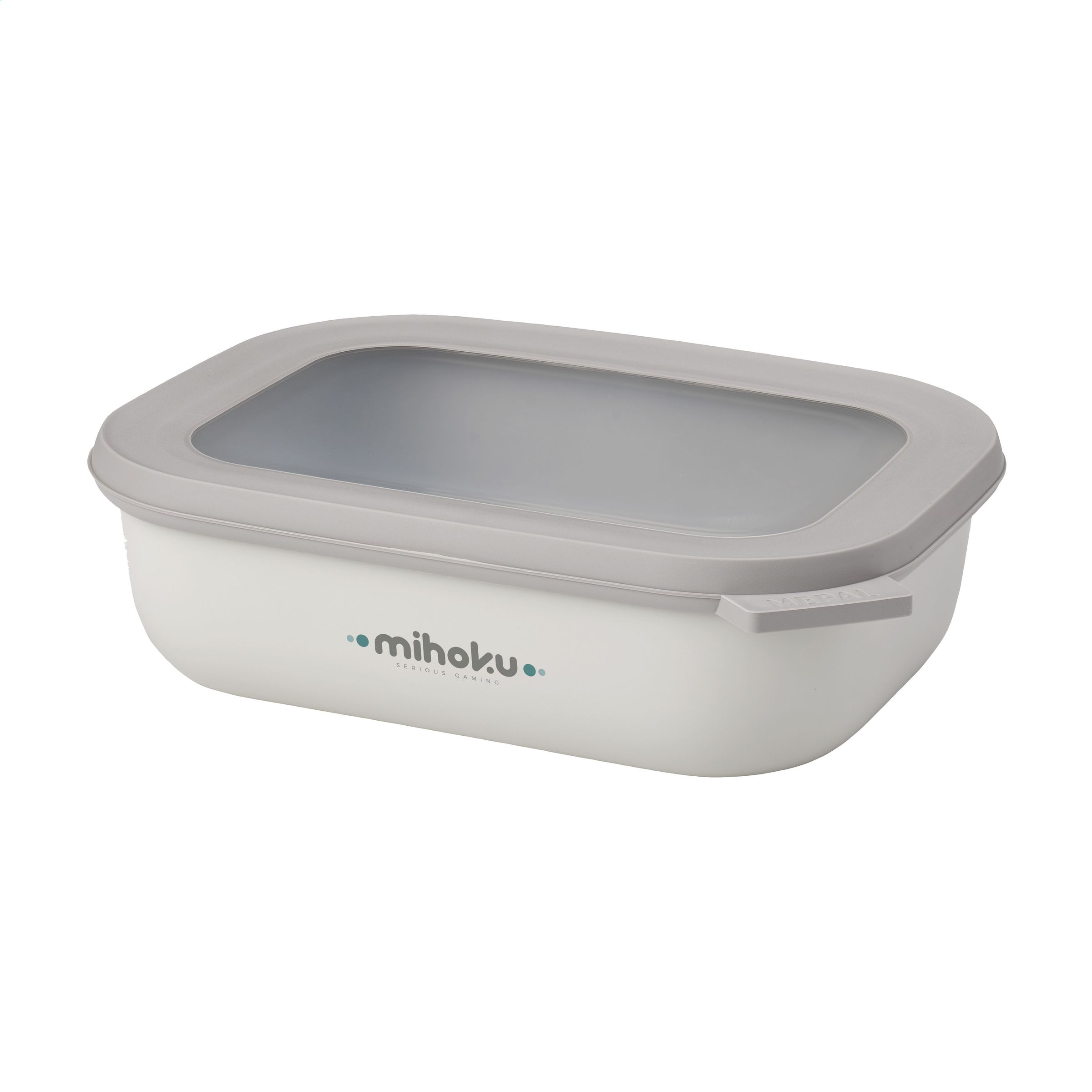 Mepal Cirqula Mehrzweckbehälter rechteckig 1 L Lunchbox, Nordic White
