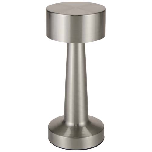 Aludra Wiederaufladbare dimmbare Tischlampe mit 3 Lichtmodi, silber