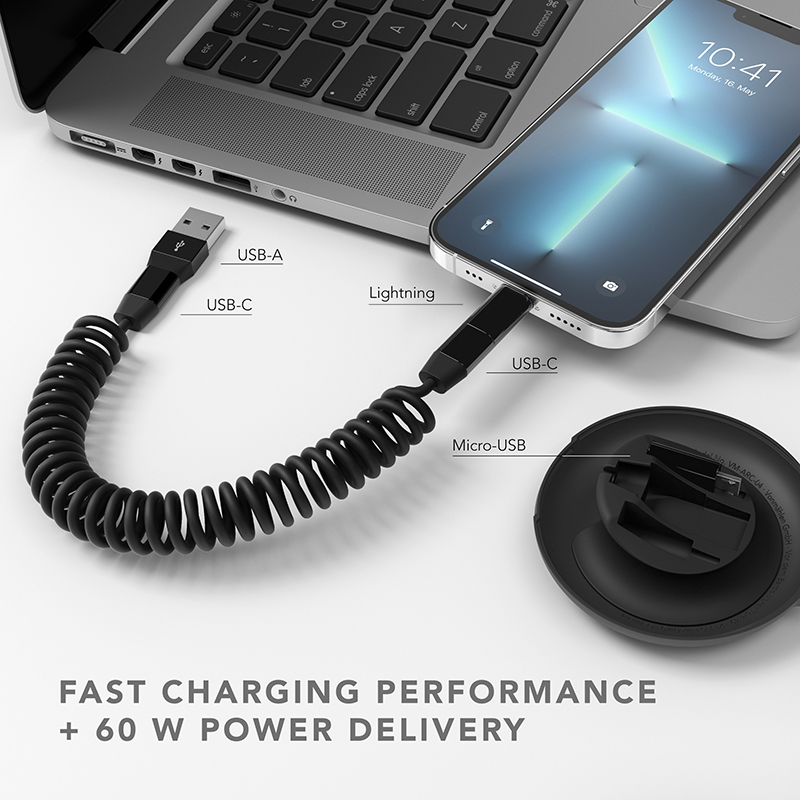 ALLROUNDO® C – eco All-in-One Ladekabel, Schwarz