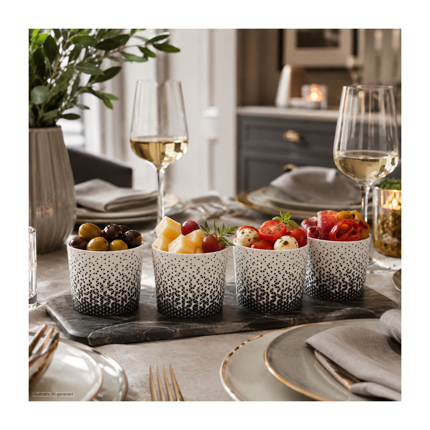 Geschenkset / Präsenteset: Dip-Quartett