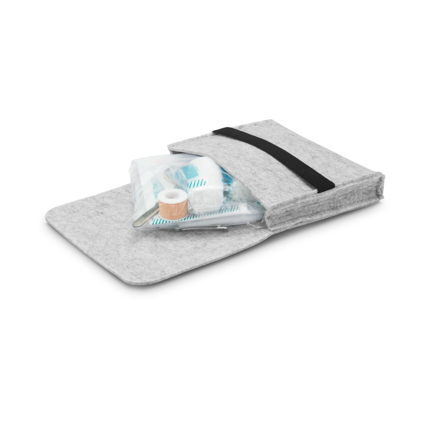 First Aid Kit in Filztasche - Erste Hilfe Set, 12-teilig, deutsche Markenware