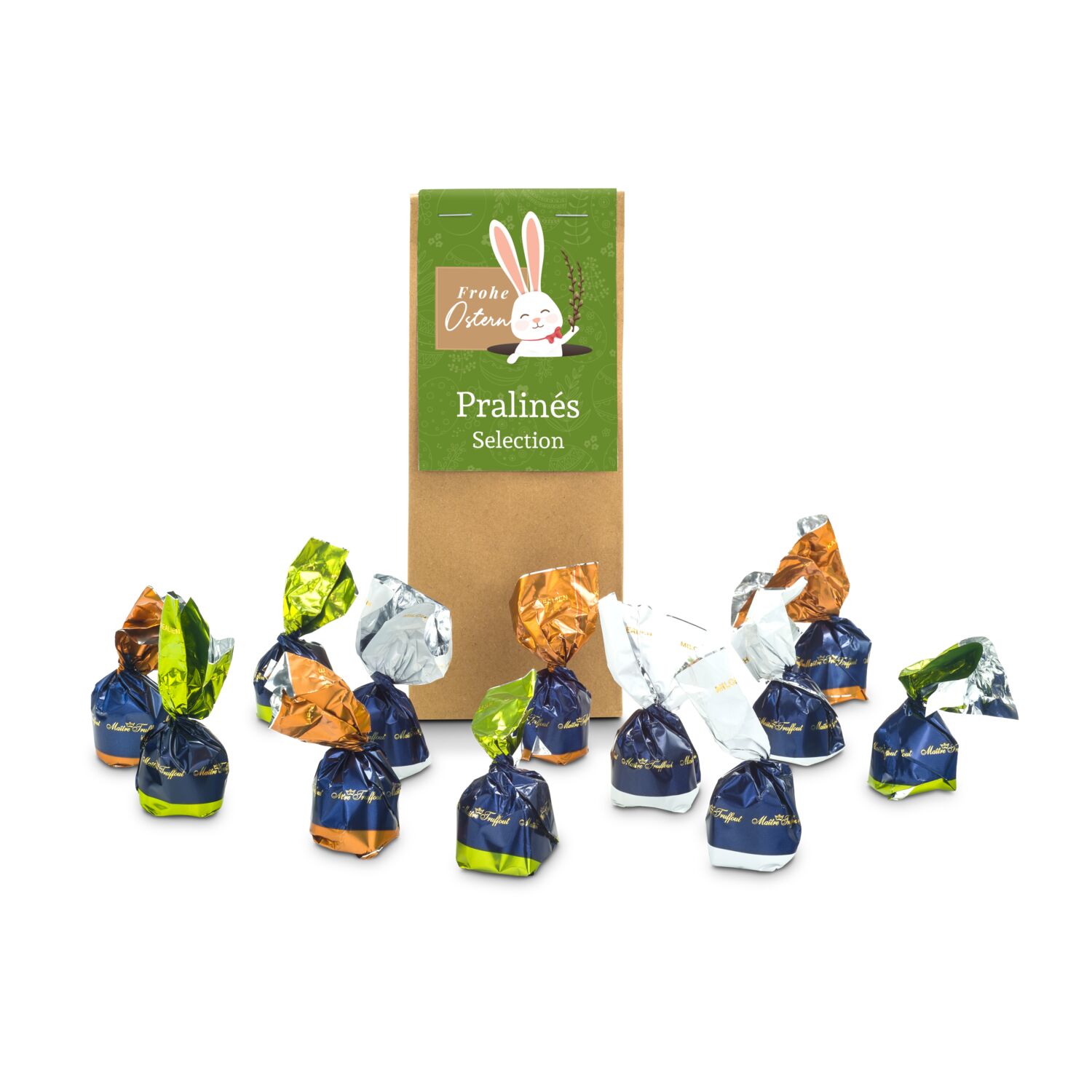 Geschenkset / Präsenteset: Pralinés Selection Ostern