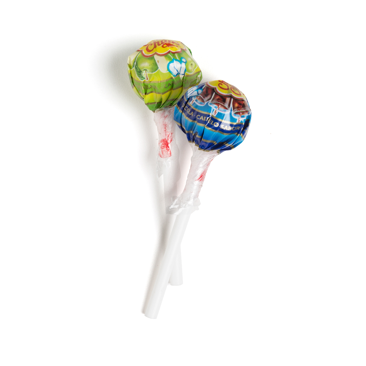 Mini Chupa Chups im Flowpack | 6 g | Gemischt | Standard-Folie weiß | 4c Euroskala