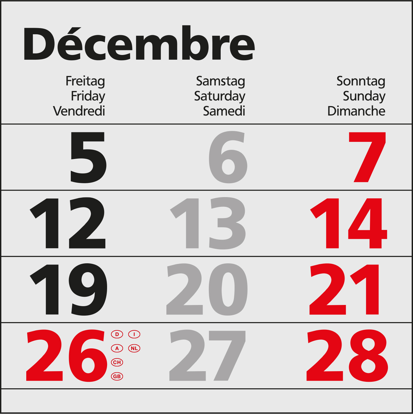 3-Monatskalender Einblatt Primus 3 Post A mit Jahresübersicht
