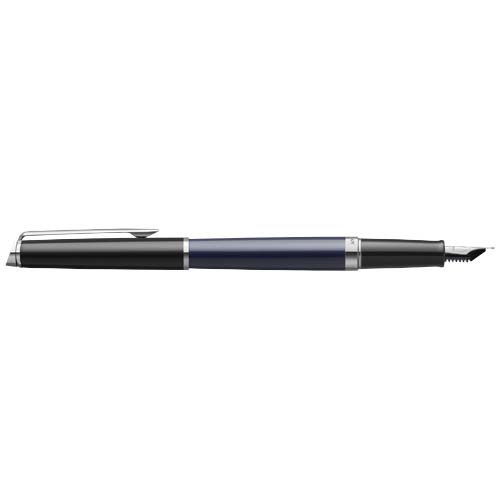Waterman Hemisphere Color-Block Füllfederhalter mit Palladiumbeschichtung (blaue Mine), blau, schwarz