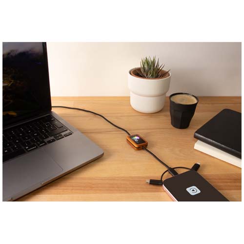 SCX.design C46 5-in-1 CarPlay-Kabel mit Leuchtlogo