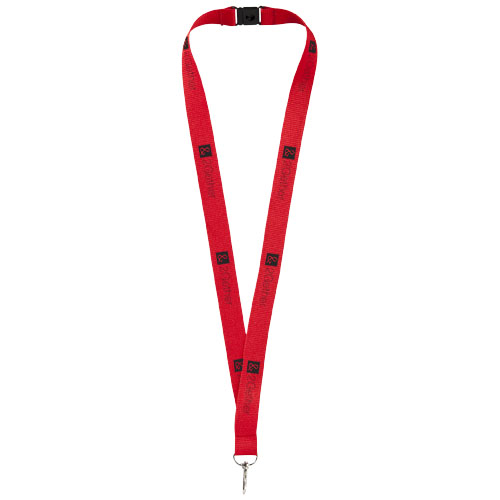 Lago Lanyard mit Sicherheitsverschluss, rot