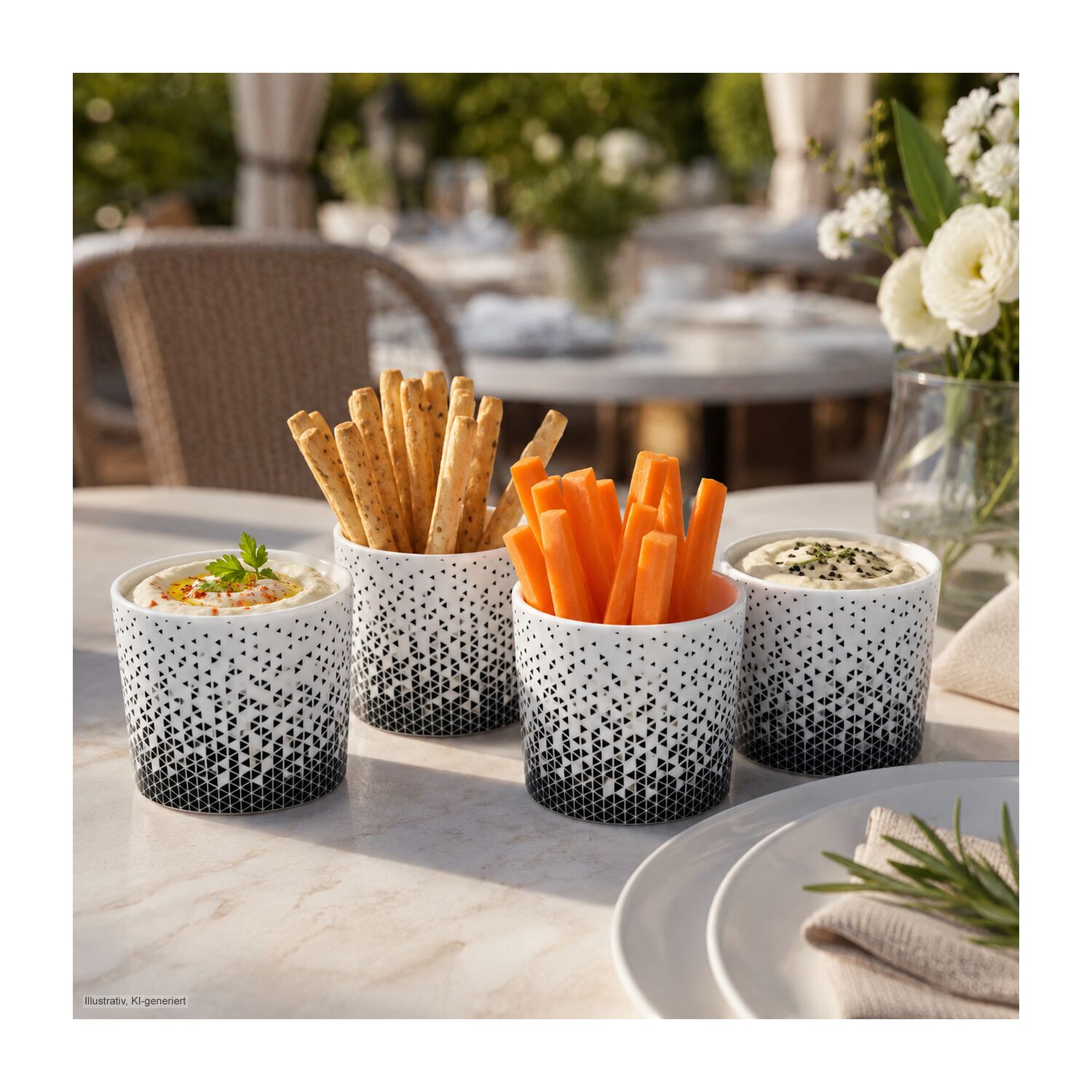 Geschenkset / Präsenteset: Dip-Quartett