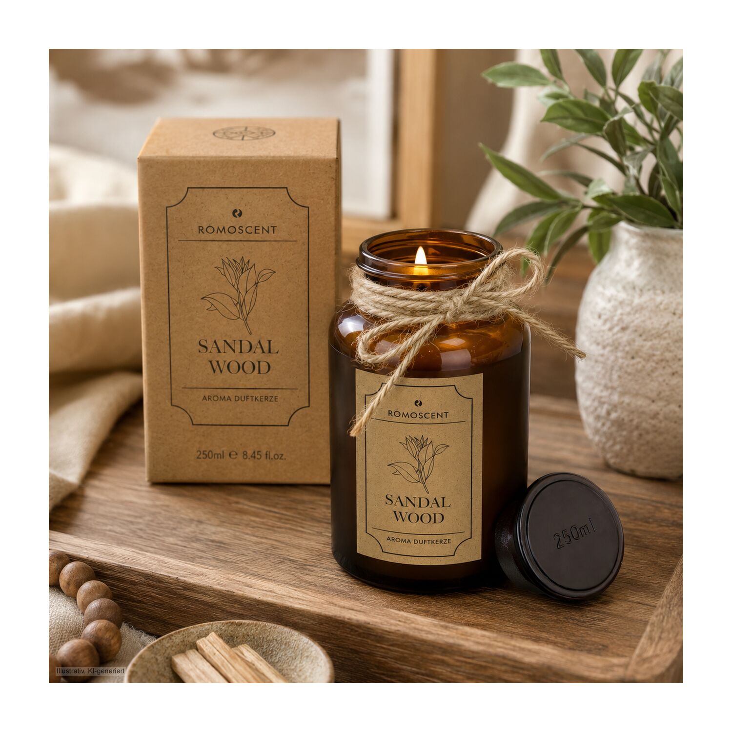ROMOSCENT® Aromakerze Apothekerflasche