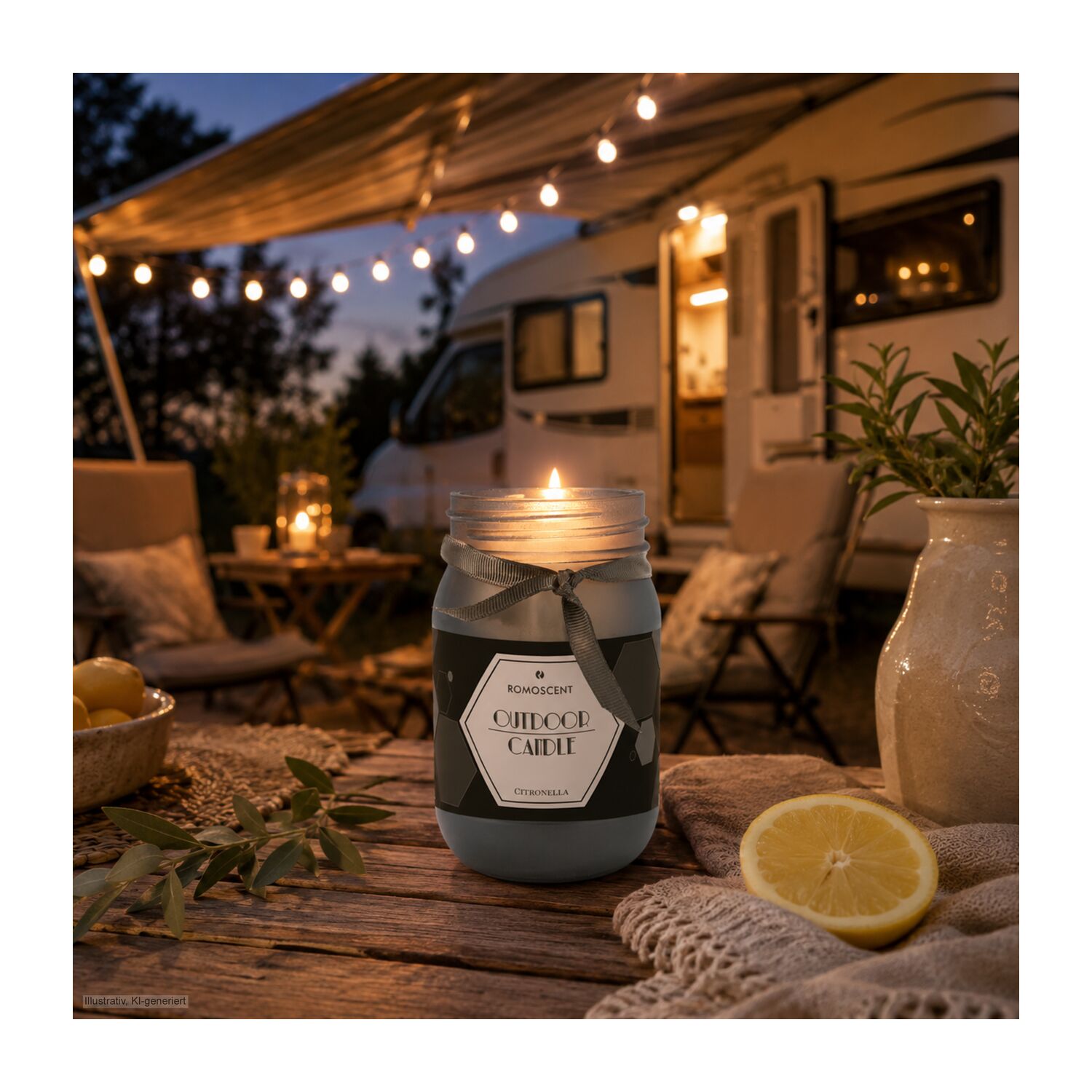 ROMOSCENT® Aromakerze Outdoor