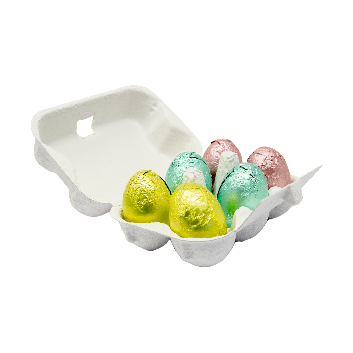 6er Schoko Ostereier | 37 g | 4c Euroskala