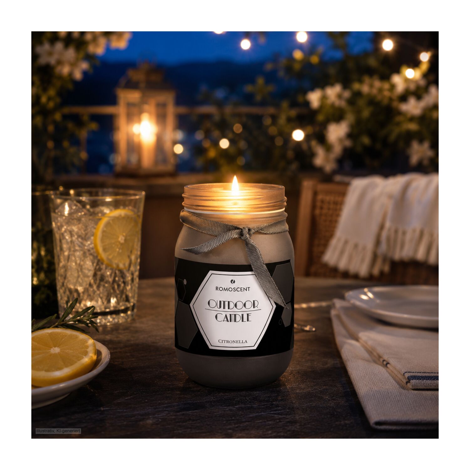 ROMOSCENT® Aromakerze Outdoor
