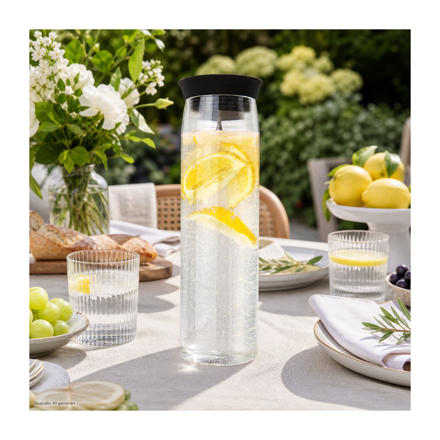 Geschenkset / Präsenteset: Karaffe Frisch & Fruchtig