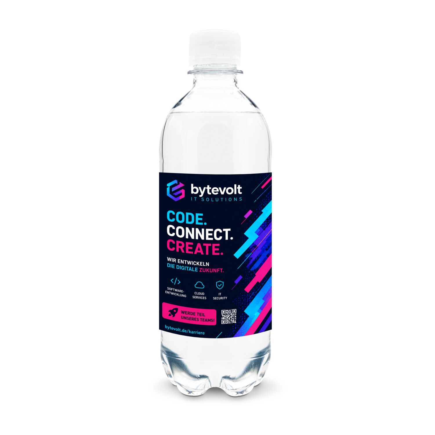 500 ml PromoWater - Mineralwasser, still - Papier-Etikett