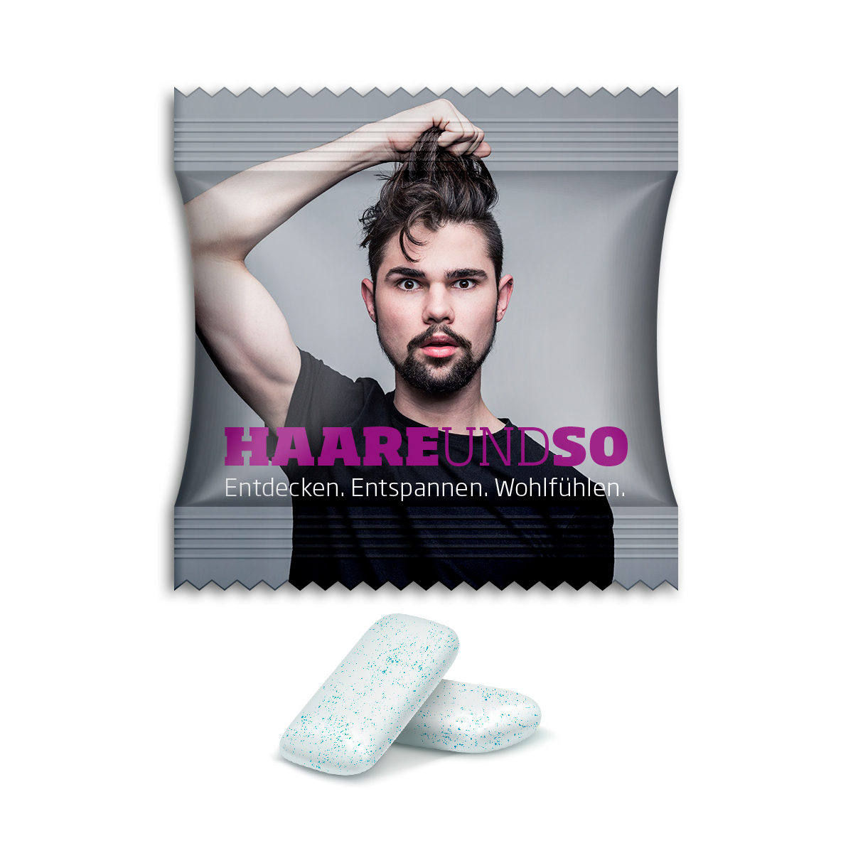 Extra Professional Strong Mint Gums | 3 g | Standard-Folie weiß | 4c Euroskala