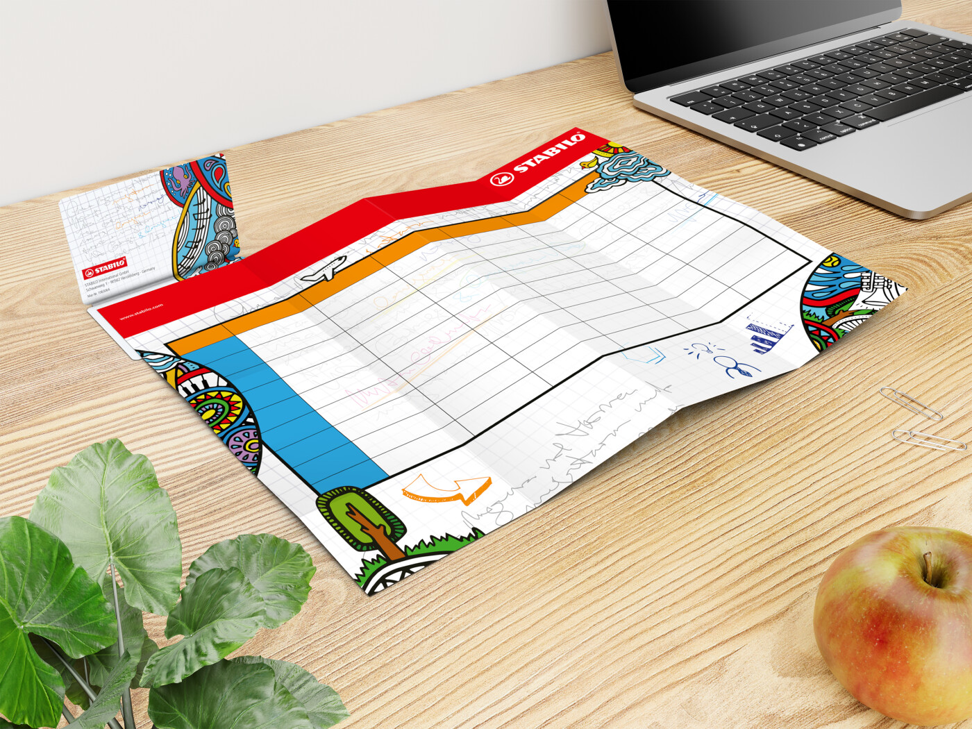 Faltplan Concept-Card Small, 24 Kacheln / 308 × 141 mm