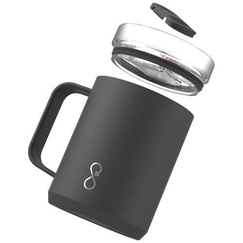 Ocean Bottle 350 ml vakuumisolierter Reisebecher, obsidian-schwarz