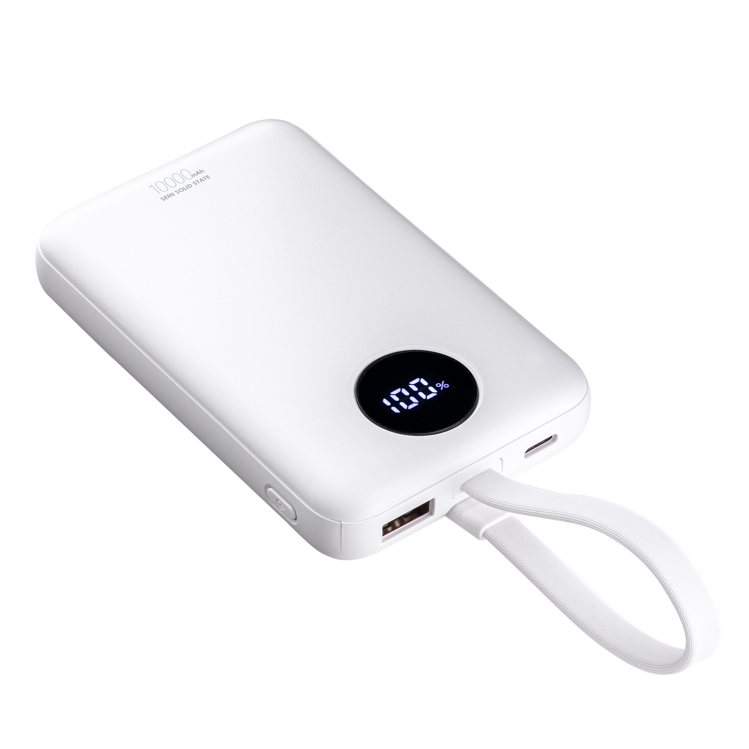 Magnetische 15W Wireless Powerbank REEVES-WATTRON Plus V - 10000 mAh, Weiss