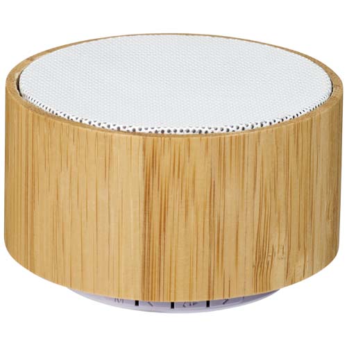 Cosmos Bluetooth® Lautsprecher aus Bambus, natur, weiss