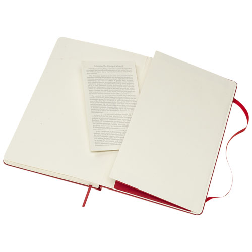 Moleskine Classic Hardcover Notizbuch L – liniert, scharlachrot