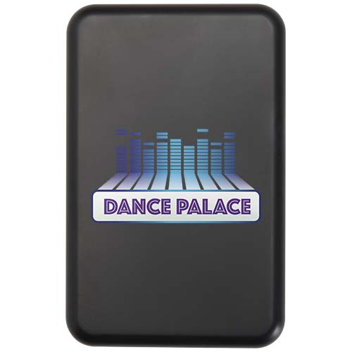 Acrab 15 W 10.000 mAh magnetische kabellose Powerbank mit 20 W PD aus recyceltem Kunststoff, schwarz