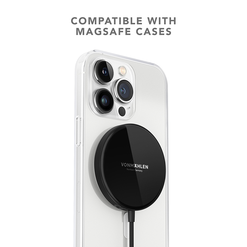 AURA MINI Wireless Charging Pad, Schwarz