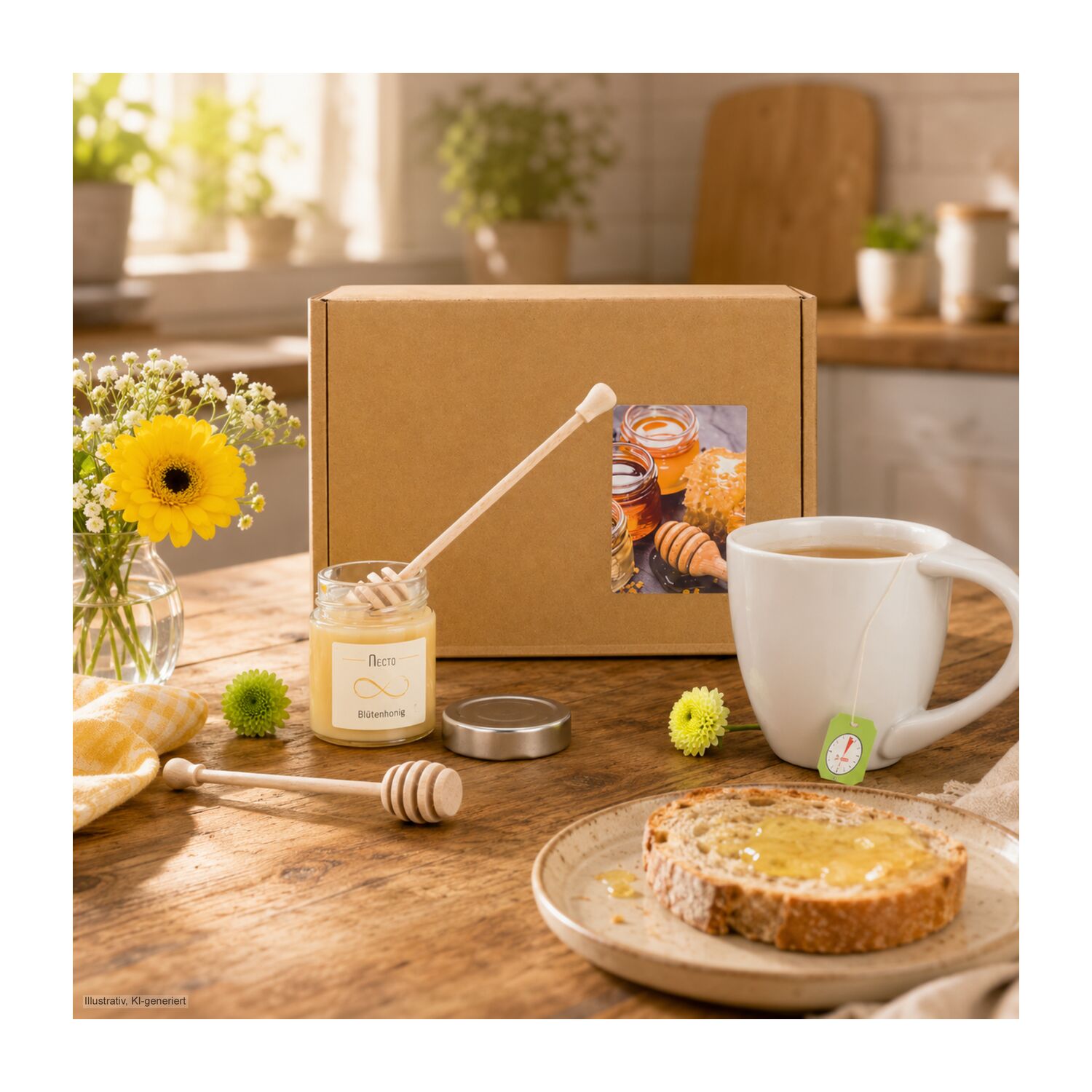 Geschenkset / Präsenteset: Honig-Zeit