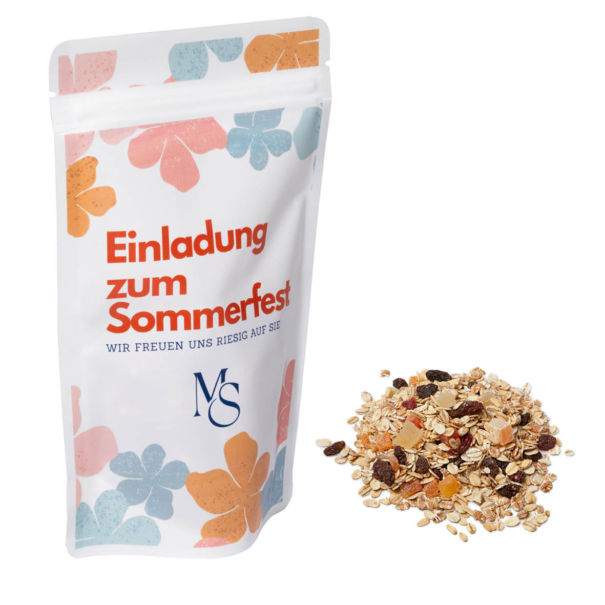 Früchte- Müsli im Portionsbeutel mit