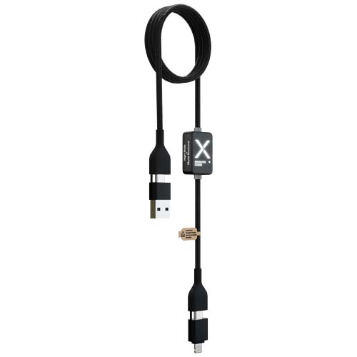 SCX.design C32 60W Ladekabel mit Schalter und Leuchtlogo