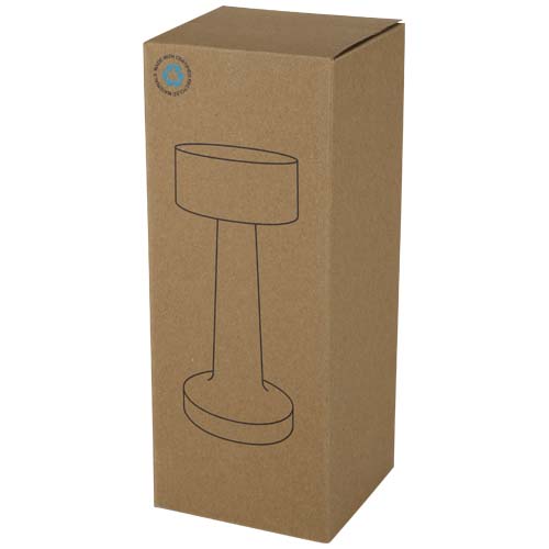 Aludra Wiederaufladbare dimmbare Tischlampe mit 3 Lichtmodi, silber