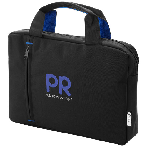Detroit RPET Konferenztasche 4L, royalblau, schwarz