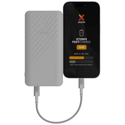 Xtorm XG220 Go2 15W 20.000 mAh Schnelllade-Powerbank, weiss