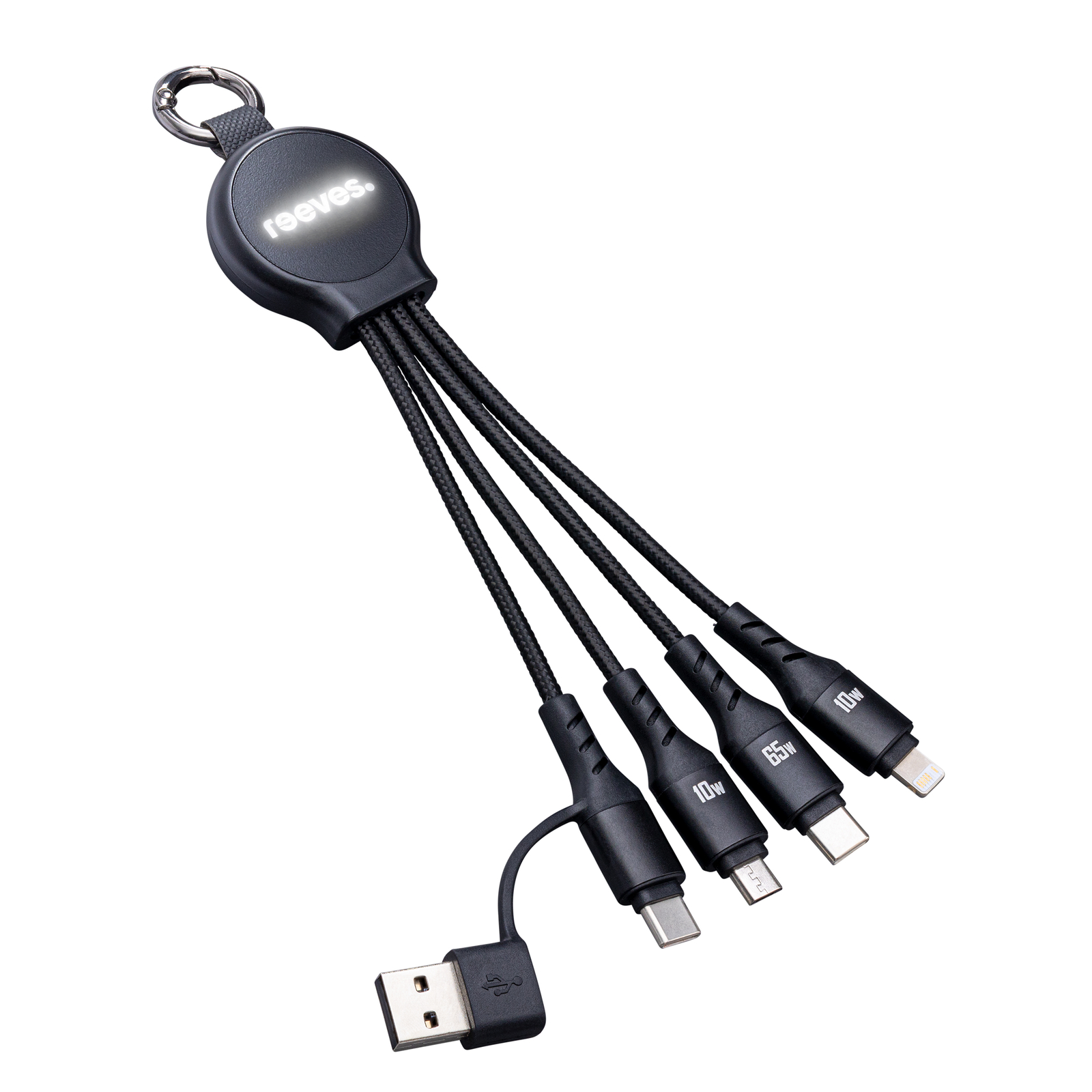 6-in-1 Ladekabel mit Beleuchtung REEVES-PUHALANI SWITCH