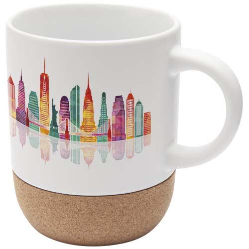 Bari 300 ml Sublimation Keramiktasse mit Korkdetails