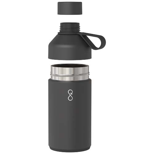 Ocean Bottle 750 ml vakuumisolierte Flasche, schwarz