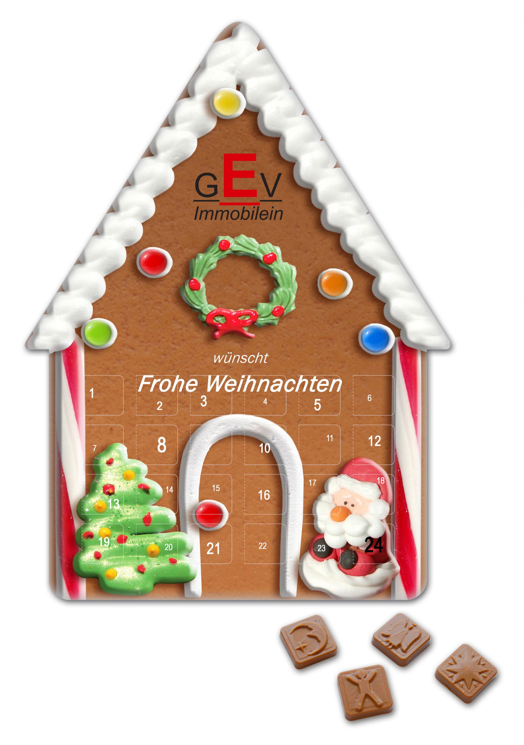 Haus Tischadventskalender