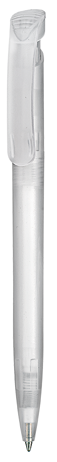 Kugelschreiber CLEAR FROZEN,frost-weiss TR/FR